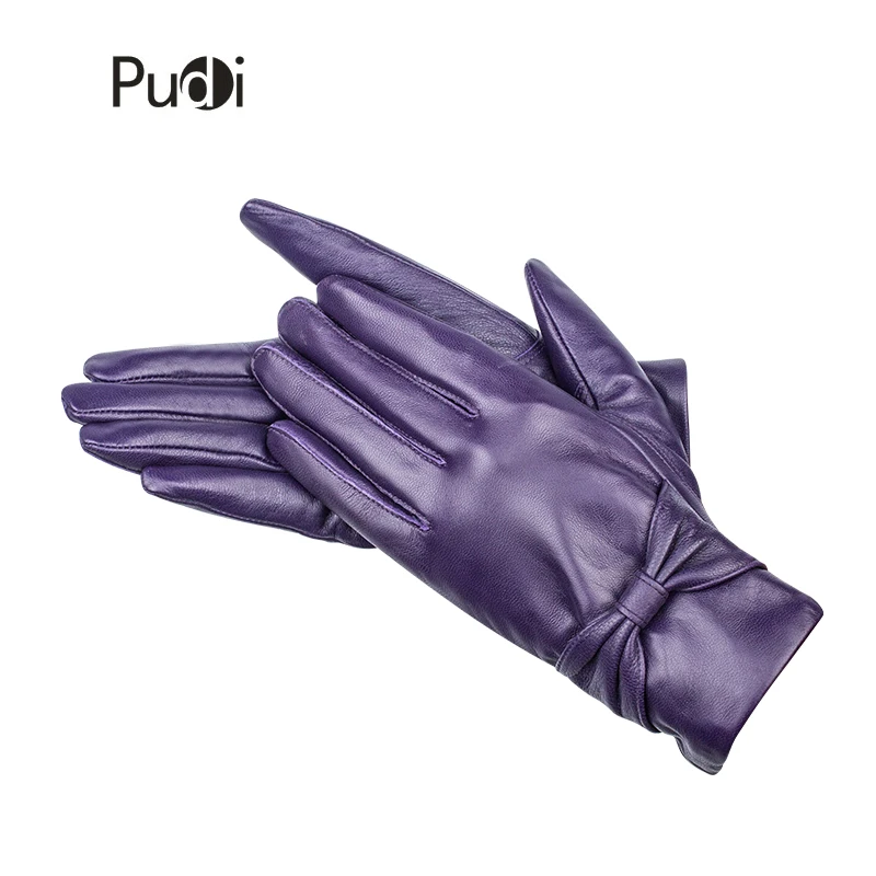 

PUDI GL812 Women's Genuine Leather glove 2018 New Arival Real sheep leather fashion wrist winter autumn GLOVE