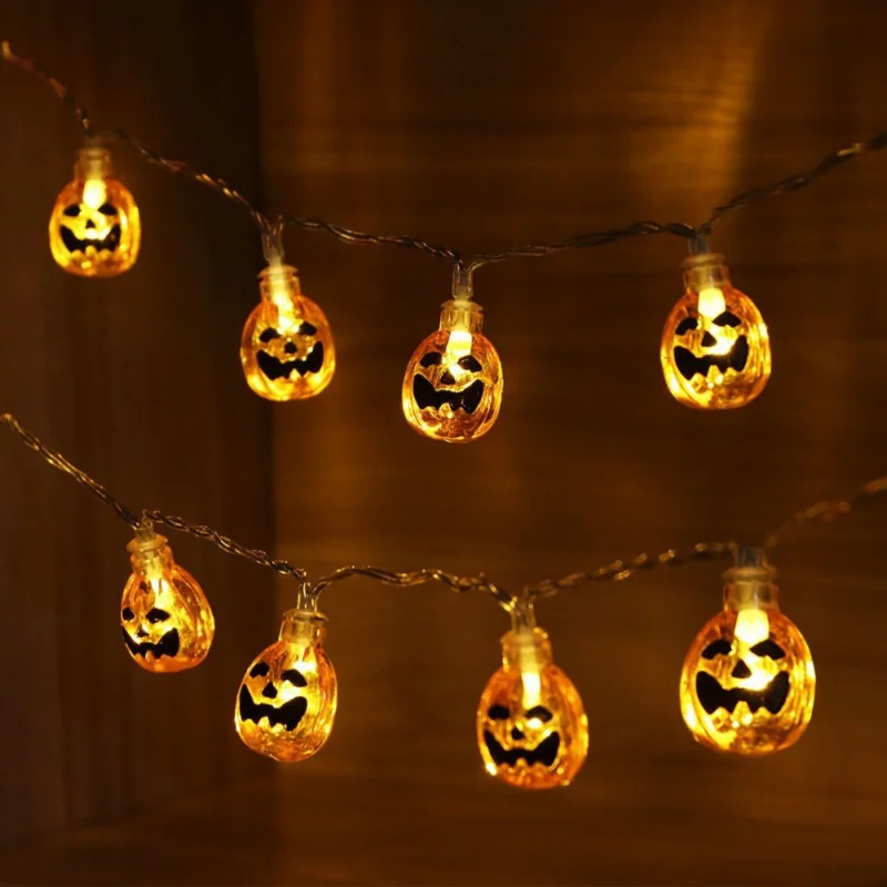 Hanging Halloween Pumpkin Lantern 3D Plastic String Light 20 LED Orange Pumpkin Lights Halloween Holiday Decor Battery Operated
Hanging Halloween Pumpkin Lantern 3D Plastic String Light 20 LED Orange Pumpkin Lights Halloween Holiday Decor Battery Operated