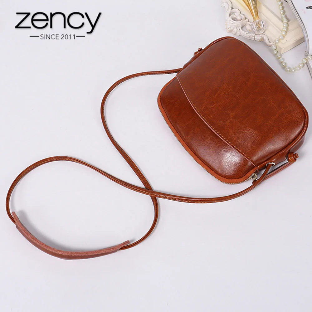 Zency 100% Genuine Leather Soft Skin Cute Women Messenger Bag Girls Shell Travel Handbag Elegant Shoulder Purse Lady Phone Bags
Zency 100% Genuine Leather Soft Skin Cute Women Messenger Bag Girls Shell Travel Handbag Elegant Shoulder Purse Lady Phone Bags
