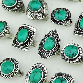 Big Promotion 2014 New Arrival 10pcs Vintage Green Turquoise Stones Antique Silver Women Mens Rings Wholesale Jewelry Lots A-143
Big Promotion 2014 New Arrival 10pcs Vintage Green Turquoise Stones Antique Silver Women Mens Rings Wholesale Jewelry Lots A-143