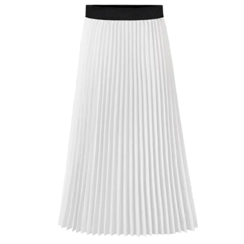 Autumn New Fashion Women's High Waist Pleated Solid Color Half Length Elastic Skirt Promotions Lady Black Pink
Autumn New Fashion Women's High Waist Pleated Solid Color Half Length Elastic Skirt Promotions Lady Black Pink