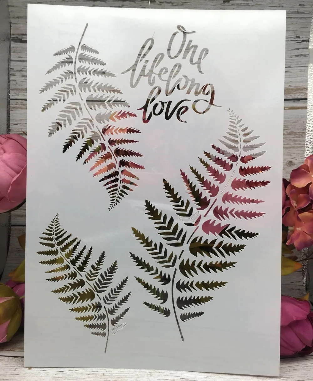 Leaves A4 DIY Craft Layering Stencils Wall Painting Scrapbooking Stamping Embossing Album Decorative Paper Card Template
Leaves A4 DIY Craft Layering Stencils Wall Painting Scrapbooking Stamping Embossing Album Decorative Paper Card Template