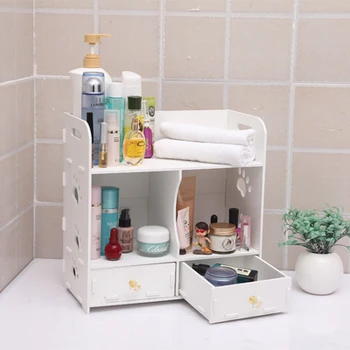 Creative super large waterproof desktop cosmetics storage rack Home makeup skin care products storage box
Creative super large waterproof desktop cosmetics storage rack Home makeup skin care products storage box