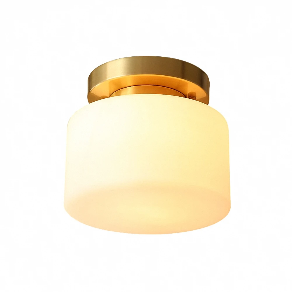 Copper Ceiling Light Aisle Light Modern style Minimalist Light Fixtures E27 LED Bulb Living Room Lights For Balcony Luminaria
Copper Ceiling Light Aisle Light Modern style Minimalist Light Fixtures E27 LED Bulb Living Room Lights For Balcony Luminaria