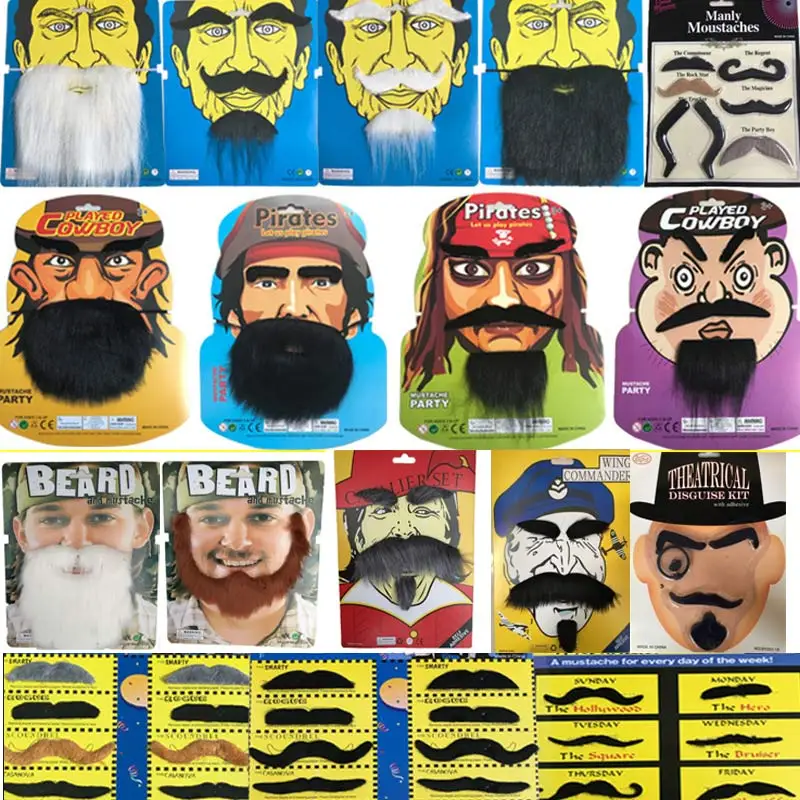 Creative Funny Fake Pirate Mustache Halloween Cosplay Moustache Fake Beard Whisker For Kids Adult Fancy Dress Party
Creative Funny Fake Pirate Mustache Halloween Cosplay Moustache Fake Beard Whisker For Kids Adult Fancy Dress Party