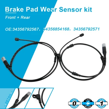 New Brake Pad Wear Sensor Kit For BMW X5 X6 Front Rear 34356792567 + 34356854168
New Brake Pad Wear Sensor Kit For BMW X5 X6 Front Rear 34356792567 + 34356854168