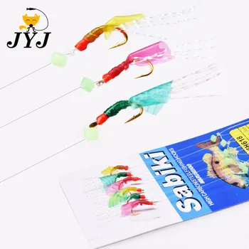 JYJ 1 pack artfical rubber sabiki set rigs hooks saltwater soft fishing tackle for sea de pesca
JYJ 1 pack artfical rubber sabiki set rigs hooks saltwater soft fishing tackle for sea de pesca