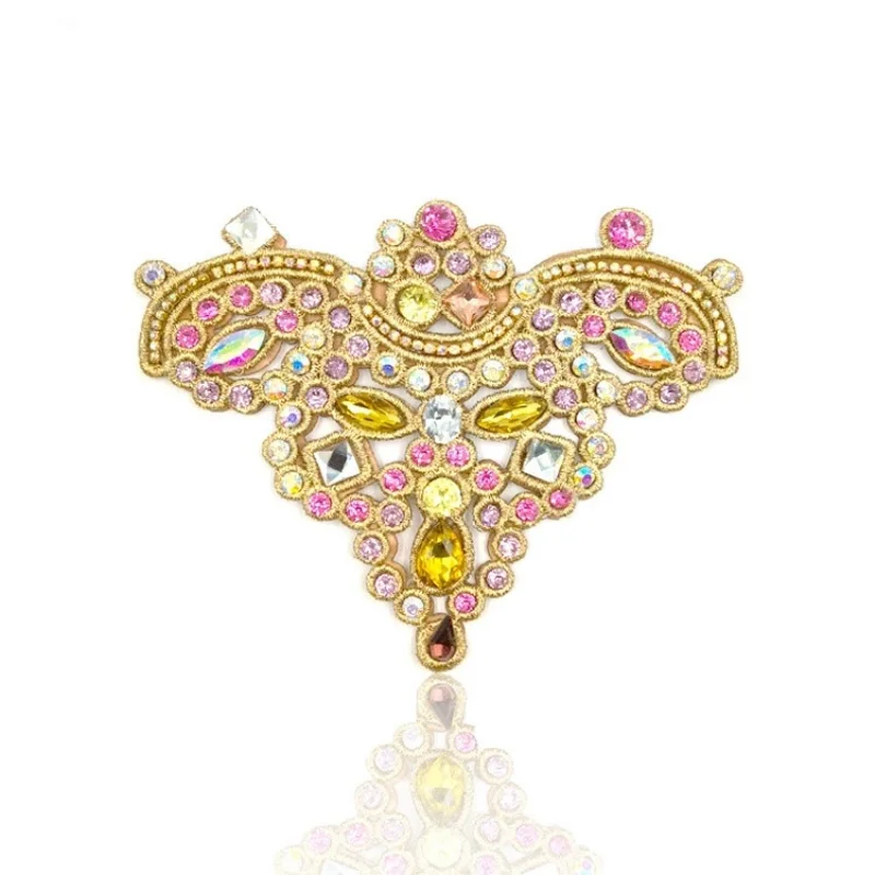 Free Shipping Wholesale 2pcs/lot Rhinestone Applique Embroidery Patch shoes decoration Rhinestone Patch accessories YE01
Free Shipping Wholesale 2pcs/lot Rhinestone Applique Embroidery Patch shoes decoration Rhinestone Patch accessories YE01