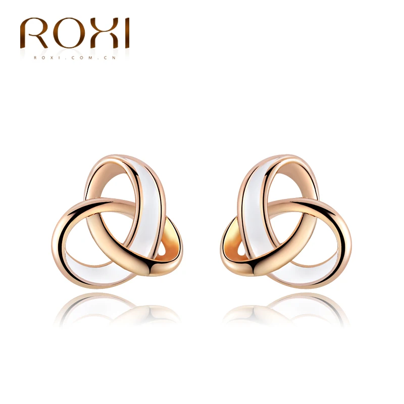 ROXI Brand Earring For Women Rose Gold Color Fashion Jewelry Charming Stud Earrings Jewelry boucles d'oreilles pour les femmes
ROXI Brand Earring For Women Rose Gold Color Fashion Jewelry Charming Stud Earrings Jewelry boucles d'oreilles pour les femmes