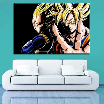 Canvas Paintings Home Decor Framework 1 Piece/Pcs Dragon Ball Goku Vegeta Poster HD Prints Anime Pictures Living Room Wall Art
Canvas Paintings Home Decor Framework 1 Piece/Pcs Dragon Ball Goku Vegeta Poster HD Prints Anime Pictures Living Room Wall Art