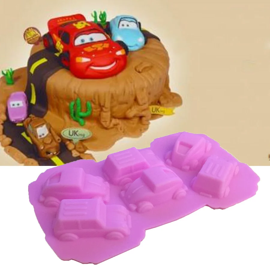 1PCS Carton Cars Shape Silicone Cake Mold Fondant Mold, Jelly,Candy, Chocolate soap Mold, Decorating Bakeware K050
1PCS Carton Cars Shape Silicone Cake Mold Fondant Mold, Jelly,Candy, Chocolate soap Mold, Decorating Bakeware K050