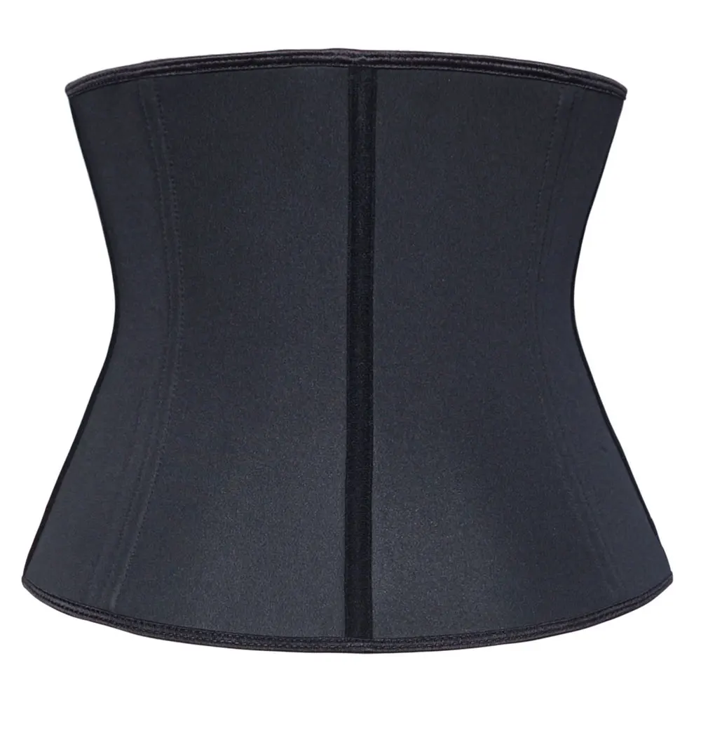 NB1455_01 Atbuty Neoprene Hot Waist Trainer Steel Bones Sweat Body Shaper Hooks and Zipper Corset Keep Warm Shapewear (13)