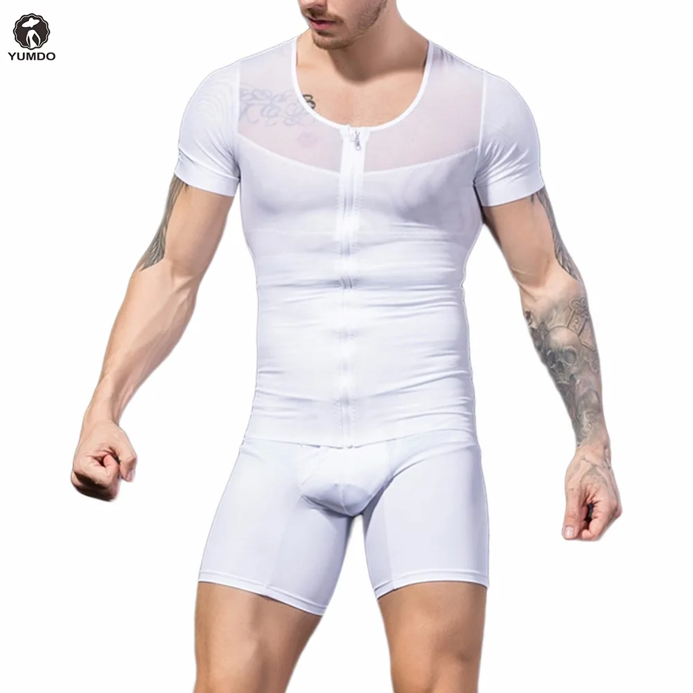 Men Slimming Corset Shapewear in Bodysuit Shapers