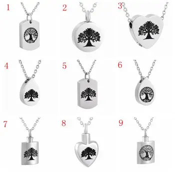 ILJ9802 Free Filling Kit & Instruction, Tree of Life Laser Hot Sale 316L Stainless Steel Cremation Urn Casket Pendant Necklace
ILJ9802 Free Filling Kit & Instruction, Tree of Life Laser Hot Sale 316L Stainless Steel Cremation Urn Casket Pendant Necklace