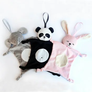 1 PC 28*28cm Cartoon Panda Rabbit Elephant Soothing Towel Baby Toy Soft Cloth Baby Bedtime Sleep Blanket Toy Kids Birthday Gift
1 PC 28*28cm Cartoon Panda Rabbit Elephant Soothing Towel Baby Toy Soft Cloth Baby Bedtime Sleep Blanket Toy Kids Birthday Gift