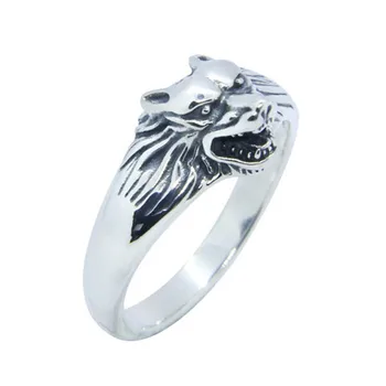 Size 6-10 Wolf Head 925 Sterling Silver Ring Newest Lady Girls S925 Fashion Band Party Wolf Ring
Size 6-10 Wolf Head 925 Sterling Silver Ring Newest Lady Girls S925 Fashion Band Party Wolf Ring