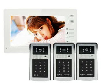 JUANLE 7 inch Wired Video Door Phone Doorbell Home Security Intercom System RFID Camera LED Color Night Vision 3 Camera 1monitor
JUANLE 7 inch Wired Video Door Phone Doorbell Home Security Intercom System RFID Camera LED Color Night Vision 3 Camera 1monitor