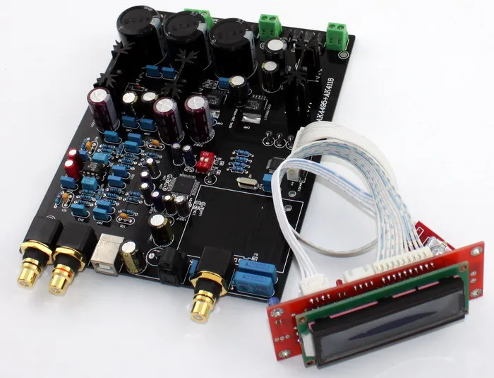 YJ AK4495SEQ+AK4118+AD827 DAC decoding Completed board+LCD display RCA audio output preamplifier
YJ AK4495SEQ+AK4118+AD827 DAC decoding Completed board+LCD display RCA audio output preamplifier