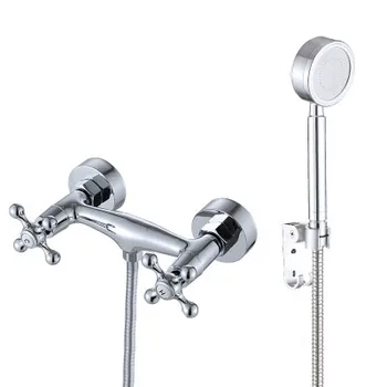 Shower Faucet Chrome Shower set Install Bathroom Dual Handle Basin Mixer Tap With Shower Hand
Shower Faucet Chrome Shower set Install Bathroom Dual Handle Basin Mixer Tap With Shower Hand