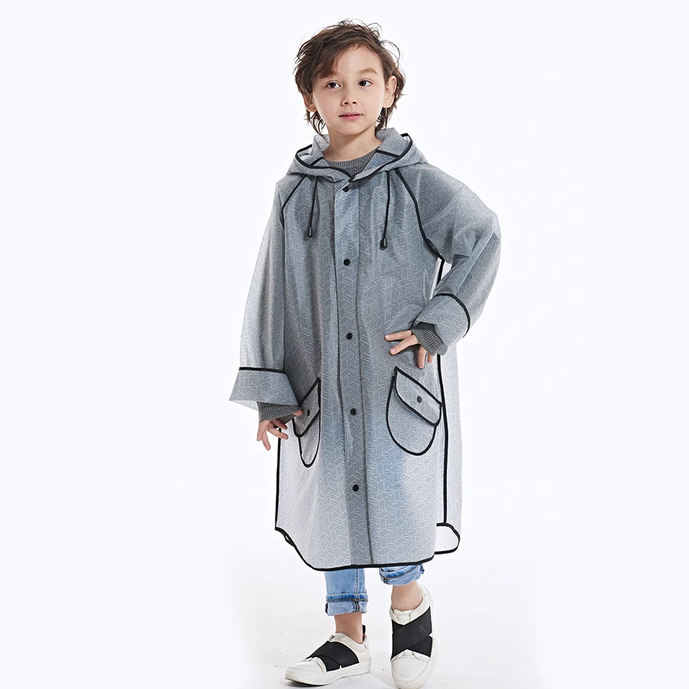 Mehonestly 1PC fashion waterproof plastic EVA children long hooded raincoat with pockets for big boys girls outdoor rainwear
Mehonestly 1PC fashion waterproof plastic EVA children long hooded raincoat with pockets for big boys girls outdoor rainwear