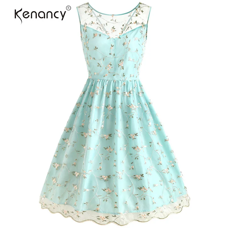 Kenancy Women Perspective Embroidery Lace Backless High Waist Dress Sleeveless Mesh Overlay Flare Dresses Party Vacation
Kenancy Women Perspective Embroidery Lace Backless High Waist Dress Sleeveless Mesh Overlay Flare Dresses Party Vacation