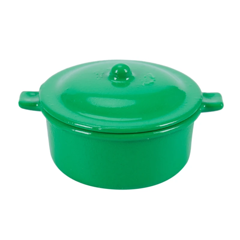 Dollhouse Miniature Kitchen Utensil Cookware Casserole Dish Stew Pan Stockpot 12th Scale, Green
Dollhouse Miniature Kitchen Utensil Cookware Casserole Dish Stew Pan Stockpot 12th Scale, Green