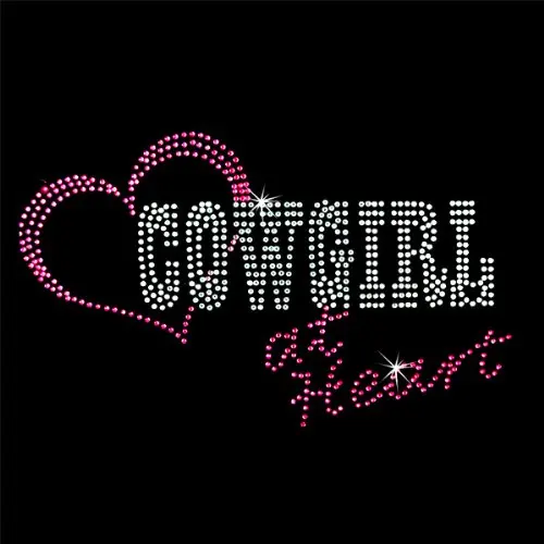 2pc/lot Cowgirl at heart hot fix rhinestone transfer motifs iron on crystal transfers design fixing rhinestones patches
2pc/lot Cowgirl at heart hot fix rhinestone transfer motifs iron on crystal transfers design fixing rhinestones patches