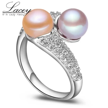 2017 New Pearl Jewelry 925 Silver double Flowers Freshwater Pearl Ring Party And Birthday Gift for Women,Open Pearl Ring Adjust
2017 New Pearl Jewelry 925 Silver double Flowers Freshwater Pearl Ring Party And Birthday Gift for Women,Open Pearl Ring Adjust