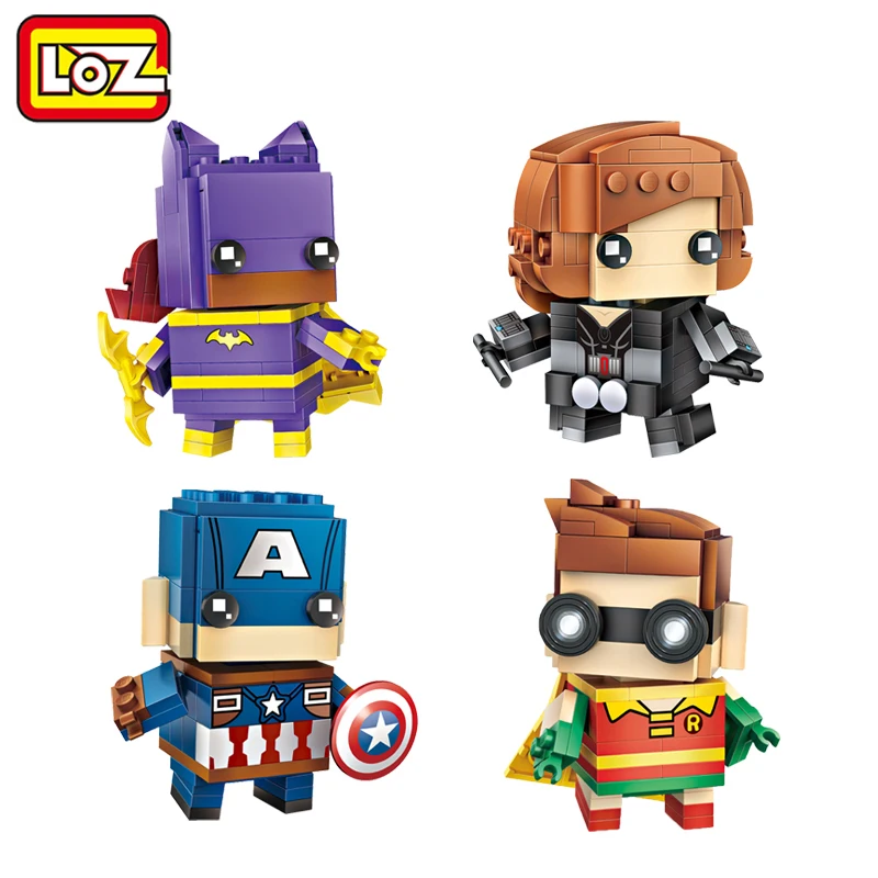 LOZ Robin Batgirl Black Widow Captain America Mini Building Blocks Brick Heads Figure Toy Offical Authorized Distributer
LOZ Robin Batgirl Black Widow Captain America Mini Building Blocks Brick Heads Figure Toy Offical Authorized Distributer