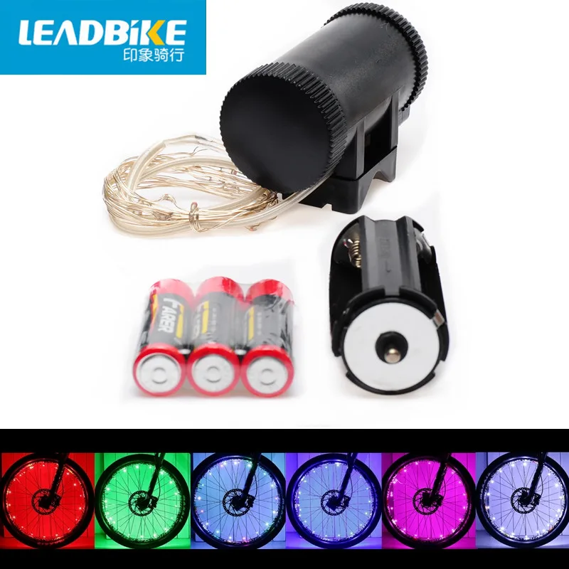 Leadbike Bicycle Accessories Waterproof 20 Led AA Battery Colorful Safety Wheel Light Bike Spoke Light Lamp For Night Riding
Leadbike Bicycle Accessories Waterproof 20 Led AA Battery Colorful Safety Wheel Light Bike Spoke Light Lamp For Night Riding