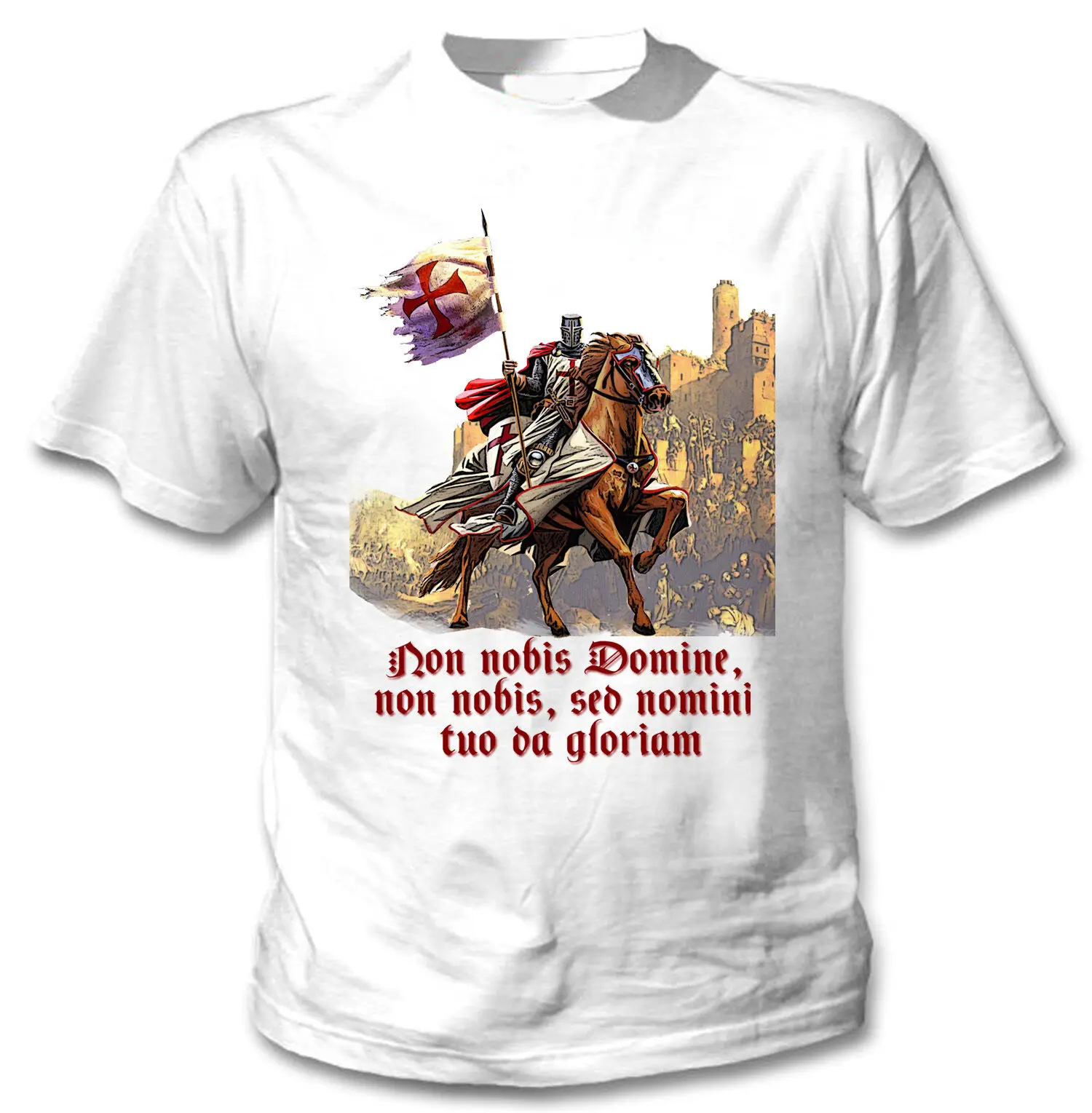 Knight Templar Crusader - Men's Cool Unique Design Tshirts Fashionable Trending Tees
Knight Templar Crusader - Men's Cool Unique Design Tshirts Fashionable Trending Tees