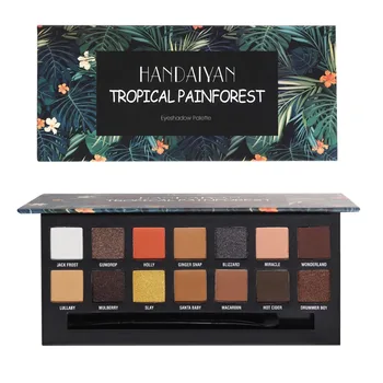 Brand 14 Color/set Shimmer Eye Shadow Palette Eyes Makeup TROPICAL PAINFOREST Eyeshadow Powder Set Make up Art Luminous Shadows
Brand 14 Color/set Shimmer Eye Shadow Palette Eyes Makeup TROPICAL PAINFOREST Eyeshadow Powder Set Make up Art Luminous Shadows