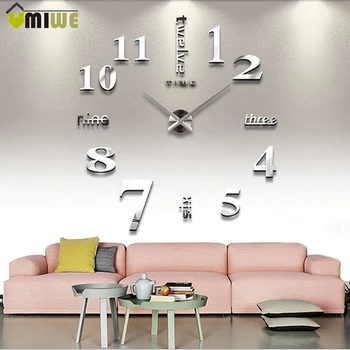 New Modern DIY 3D Wall Clock Super Big Quartz Needle Acrylic Diy Mirror Wall Clock Home Living Room Decoration Free Shipping
New Modern DIY 3D Wall Clock Super Big Quartz Needle Acrylic Diy Mirror Wall Clock Home Living Room Decoration Free Shipping