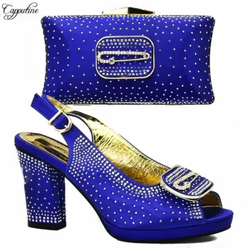 New coming royal blue high heel sandal shoes matching with handbag set for lady GY37, heel height 7cm
New coming royal blue high heel sandal shoes matching with handbag set for lady GY37, heel height 7cm