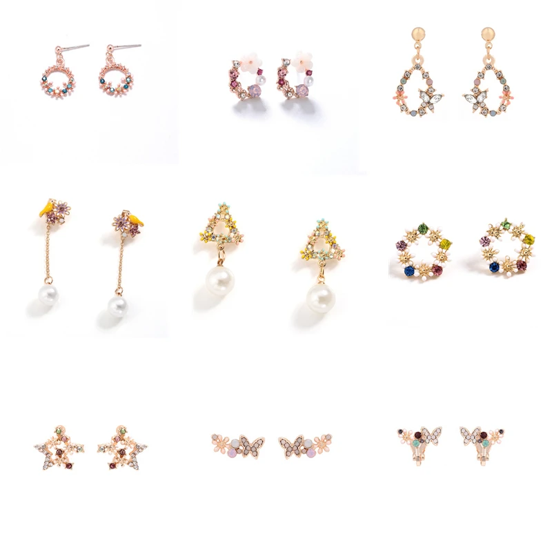26styles floral Sweet Resin Korean Ear Stud Elegant Lovely pearl For Women Earrings pendientes brincos fashion jewelry
26styles floral Sweet Resin Korean Ear Stud Elegant Lovely pearl For Women Earrings pendientes brincos fashion jewelry