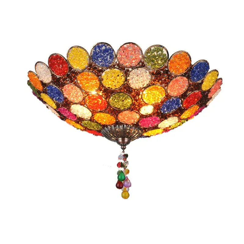 Bohemia Colorful Beads Bedroom Ceiling Light Mediterranean Painted Retro Corridor Ceiling Lights Balcony Hallway Ceiling Lamp
Bohemia Colorful Beads Bedroom Ceiling Light Mediterranean Painted Retro Corridor Ceiling Lights Balcony Hallway Ceiling Lamp