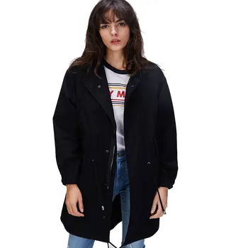 American Style New 2017 Women Fashion Loose Split Cotton Long Army Green Trench Coats Female Casual Vintage Black Outwear Brand
American Style New 2017 Women Fashion Loose Split Cotton Long Army Green Trench Coats Female Casual Vintage Black Outwear Brand