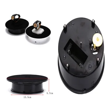 360 Degree Rotating Turntable Jewelry Display Stand For Photography Video Shooting Props Turntable Battery Black
360 Degree Rotating Turntable Jewelry Display Stand For Photography Video Shooting Props Turntable Battery Black