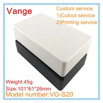 20pcs/lot smart desktop project box 101*61*26mm ABS plastic material instrument housing for wire connector device 
20pcs/lot smart desktop project box 101*61*26mm ABS plastic material instrument housing for wire connector device