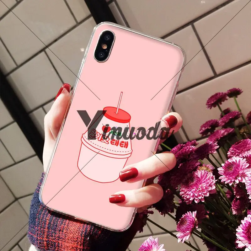 Cute chocolate ice cream milk
