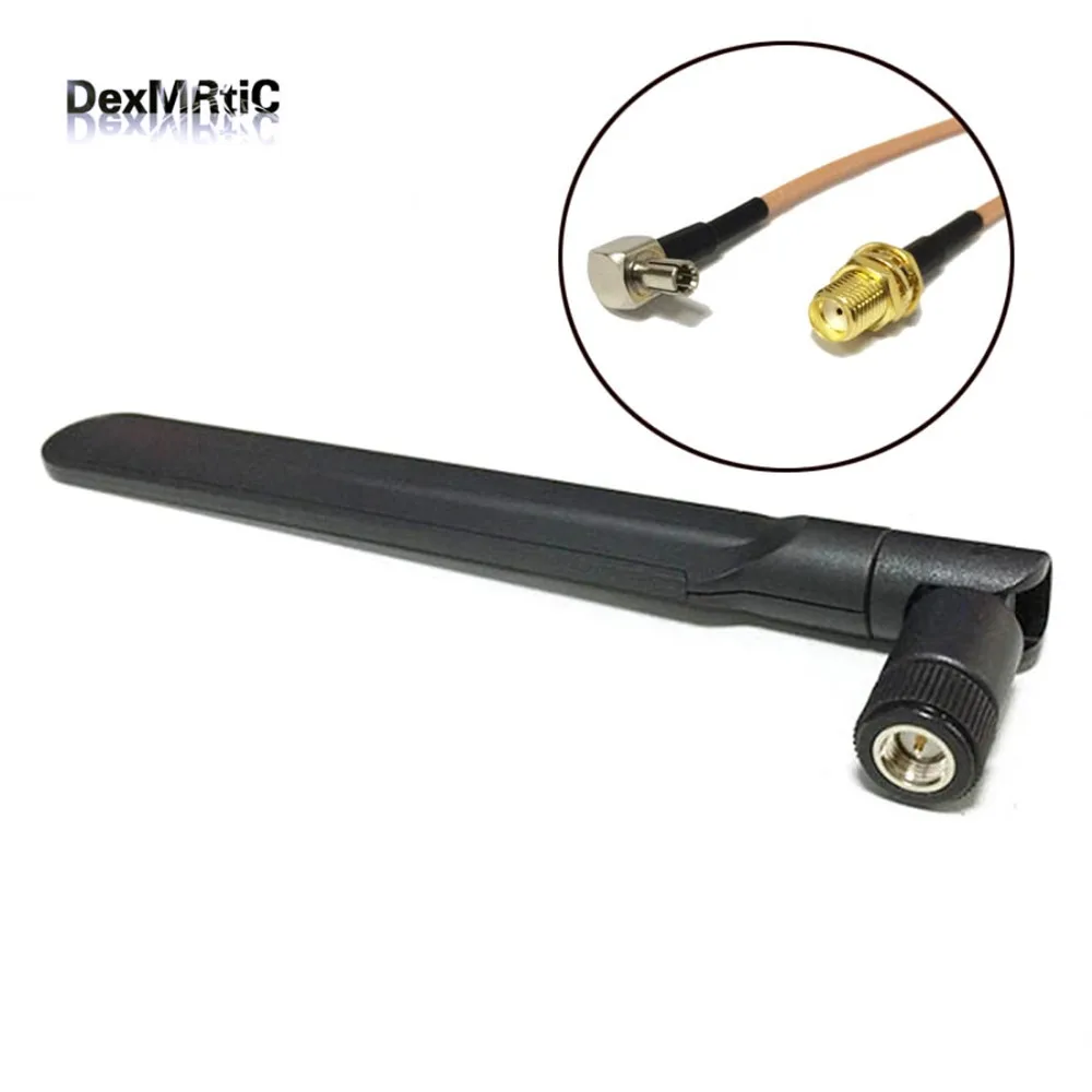 2.4GHz 5.8Ghz Dual Band Antenna 8dBi Omni WIFI SMA Male Connector plus 1pc SMA Female to TS9 Male Connector RG316 Pigtail
2.4GHz 5.8Ghz Dual Band Antenna 8dBi Omni WIFI SMA Male Connector plus 1pc SMA Female to TS9 Male Connector RG316 Pigtail