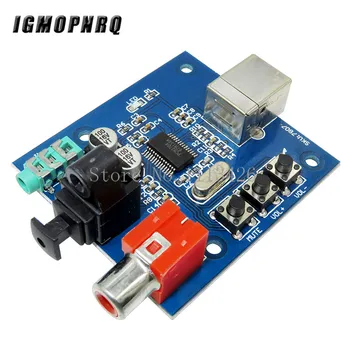 PCM2704 USB DAC USB Power fiber optic coaxial analog output for Raspberry Pi Raspbian RaspBMC Windows 7 need no drive
PCM2704 USB DAC USB Power fiber optic coaxial analog output for Raspberry Pi Raspbian RaspBMC Windows 7 need no drive