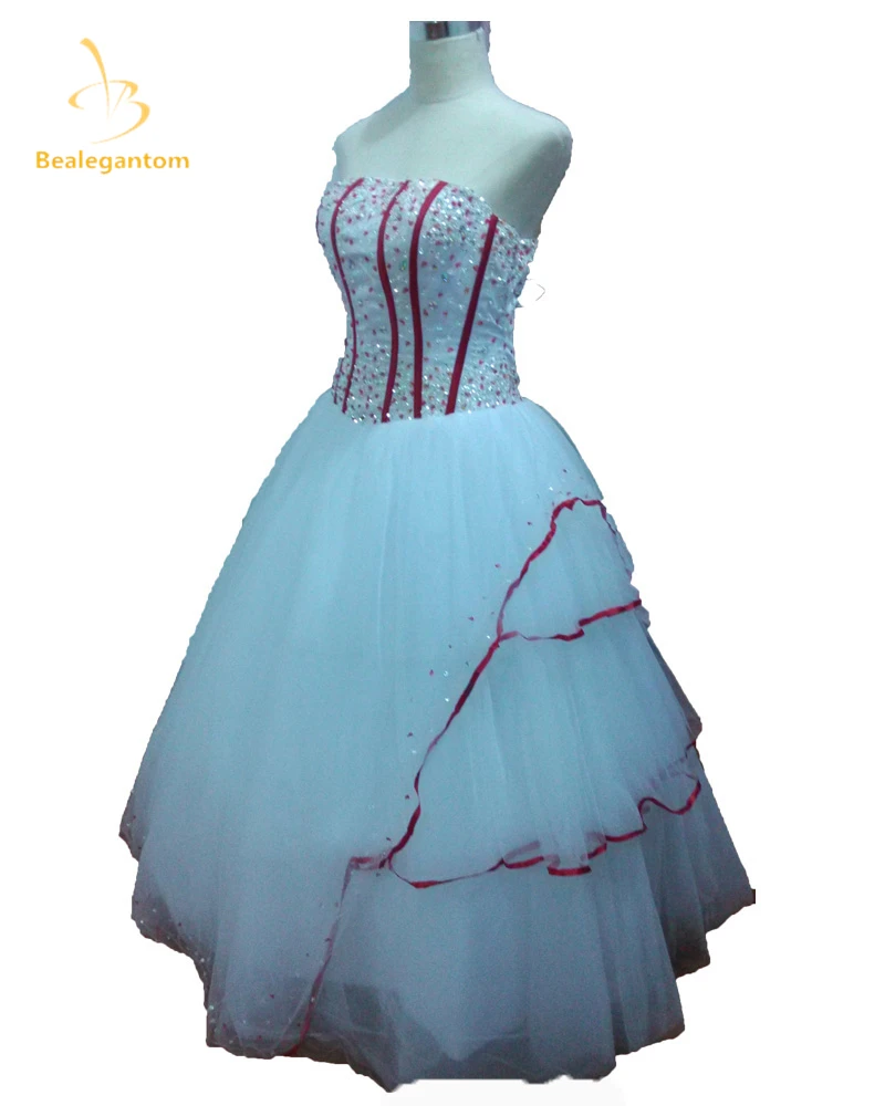 Bealegantom White Ball Gowns Quinceanera Dresses Beaded Appliques Organza Lace Up Sweet 16 Dresses Vestidos De 15 Anos QA1156
Bealegantom White Ball Gowns Quinceanera Dresses Beaded Appliques Organza Lace Up Sweet 16 Dresses Vestidos De 15 Anos QA1156