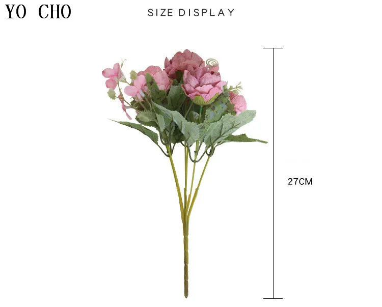 artificial flower peonies decor for home (2)
