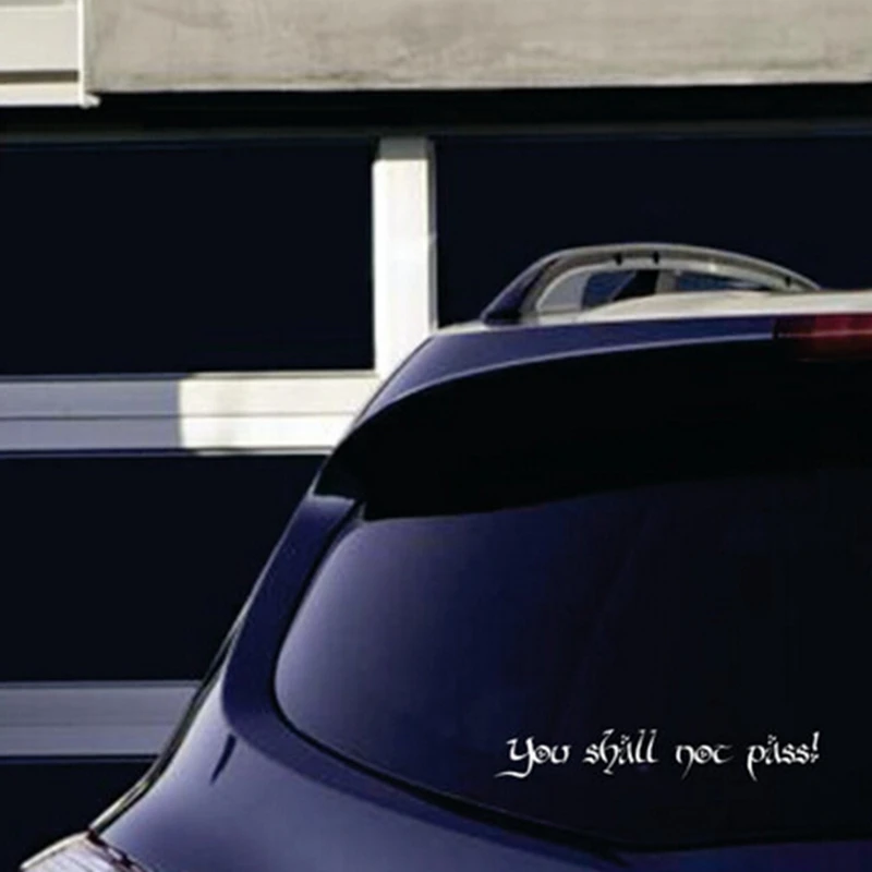 free shipping LOTR Hobbit car sticker , Humor geekery decal for car rear windshield decoration
free shipping LOTR Hobbit car sticker , Humor geekery decal for car rear windshield decoration