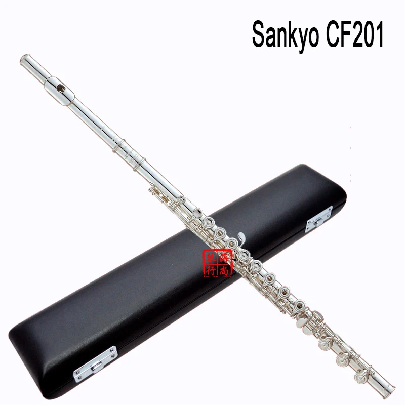 Japan flute SANKYO PSANKYO ETUDE (CF201) 16 Closed hole C tune E key Inline LOW B Silver flute Musical instruments flauta
Japan flute SANKYO PSANKYO ETUDE (CF201) 16 Closed hole C tune E key Inline LOW B Silver flute Musical instruments flauta