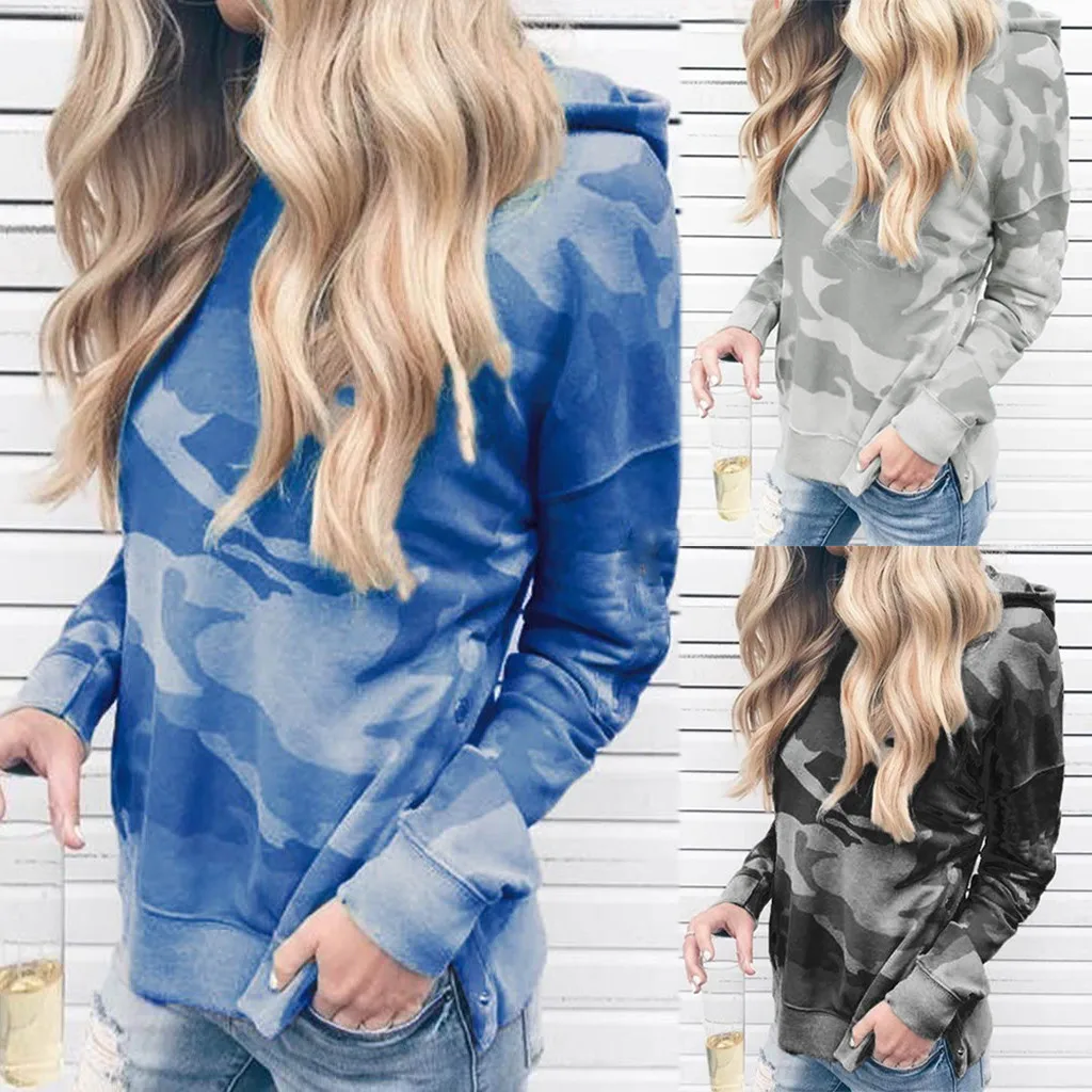 Women Casual Long Sleeve Hoodie Casual Sweatshirts Fashion Camouflage Print Sweatshirt Blouse Tops 2019 spring streetwear
Women Casual Long Sleeve Hoodie Casual Sweatshirts Fashion Camouflage Print Sweatshirt Blouse Tops 2019 spring streetwear
