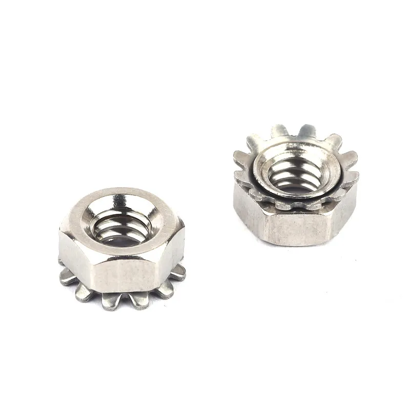 304 Stainless Steel INCH 4#-40 6#-32 8#-32 10#-24 10#-32 1/4-20 5/16-18 K Cap Hex External Star Lock Toothed Nut
304 Stainless Steel INCH 4#-40 6#-32 8#-32 10#-24 10#-32 1/4-20 5/16-18 K Cap Hex External Star Lock Toothed Nut