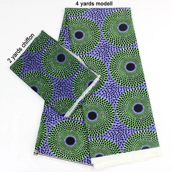 2 Pcs Set 4 Yards African Ankara Prints Modell Material & 2 Yards Chiffon Ankara Chiffon Fabric YBXM-19
2 Pcs Set 4 Yards African Ankara Prints Modell Material & 2 Yards Chiffon Ankara Chiffon Fabric YBXM-19