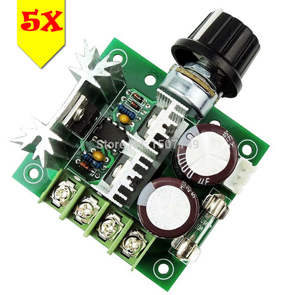 Unique Goods -5pcs/lot 12v 24v 36v 10A PWM DC Motor Speed Controller Adjustable Driver CCMHC Variable Speed Switch
Unique Goods -5pcs/lot 12v 24v 36v 10A PWM DC Motor Speed Controller Adjustable Driver CCMHC Variable Speed Switch